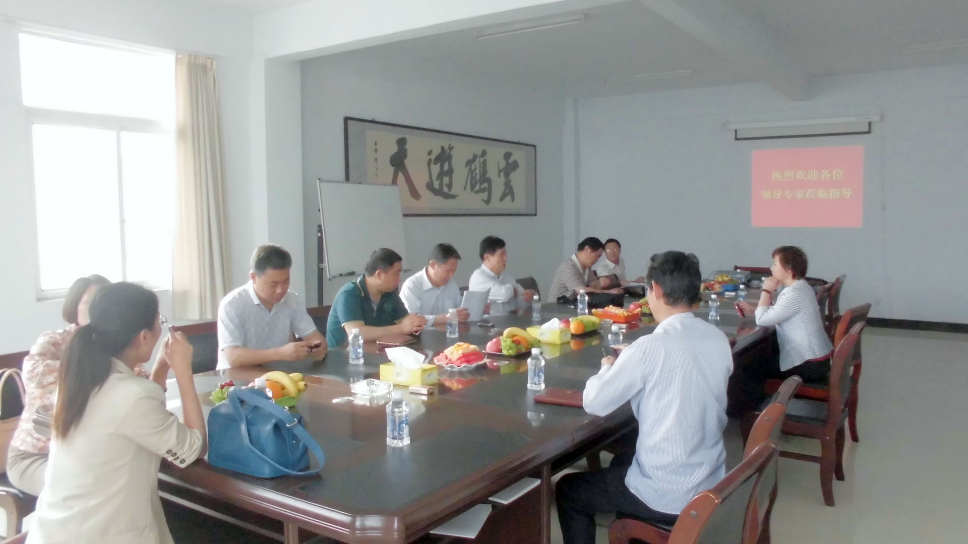 省政府領(lǐng)導(dǎo)一行到我司進(jìn)行考察、指導(dǎo)